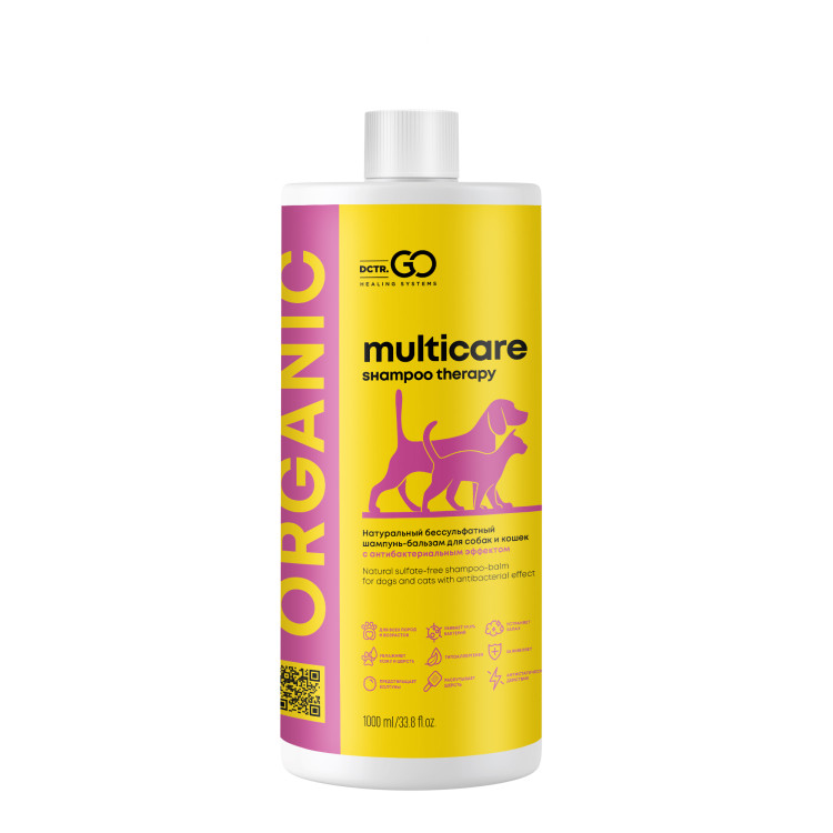 Dctr.Go Шампунь-бальзам для животных Sнampoo Therapy "Мультиуход" 1000 ml в Набережных Челнах